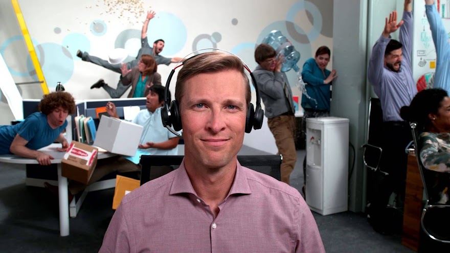 Distracted in the Office? Find your Focus" - New Plantronics Spot shot at 750FPS