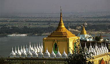 Sagaing region west of Mandalay and Irrawaddy
