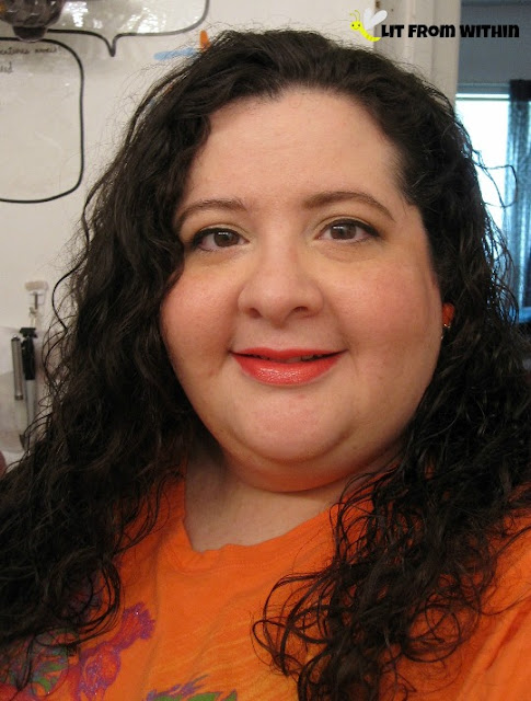 Neutral with a pop of coral - FOTD