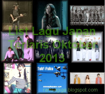 Free download Lagu Japan Terlaris Oktober - Des 2013