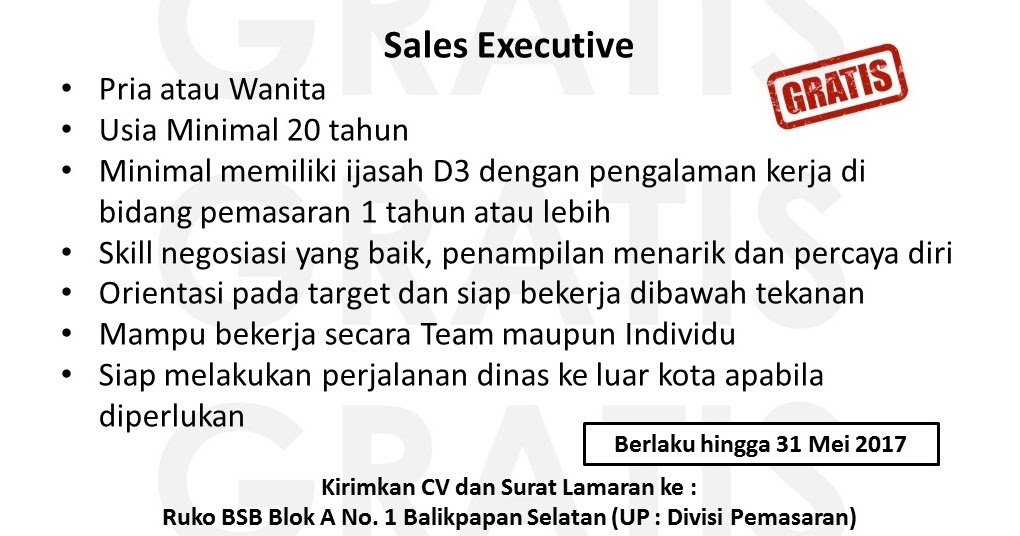 Lowongan Kerja Kota Balikpapan: Lowongan PT. WIKA Realty