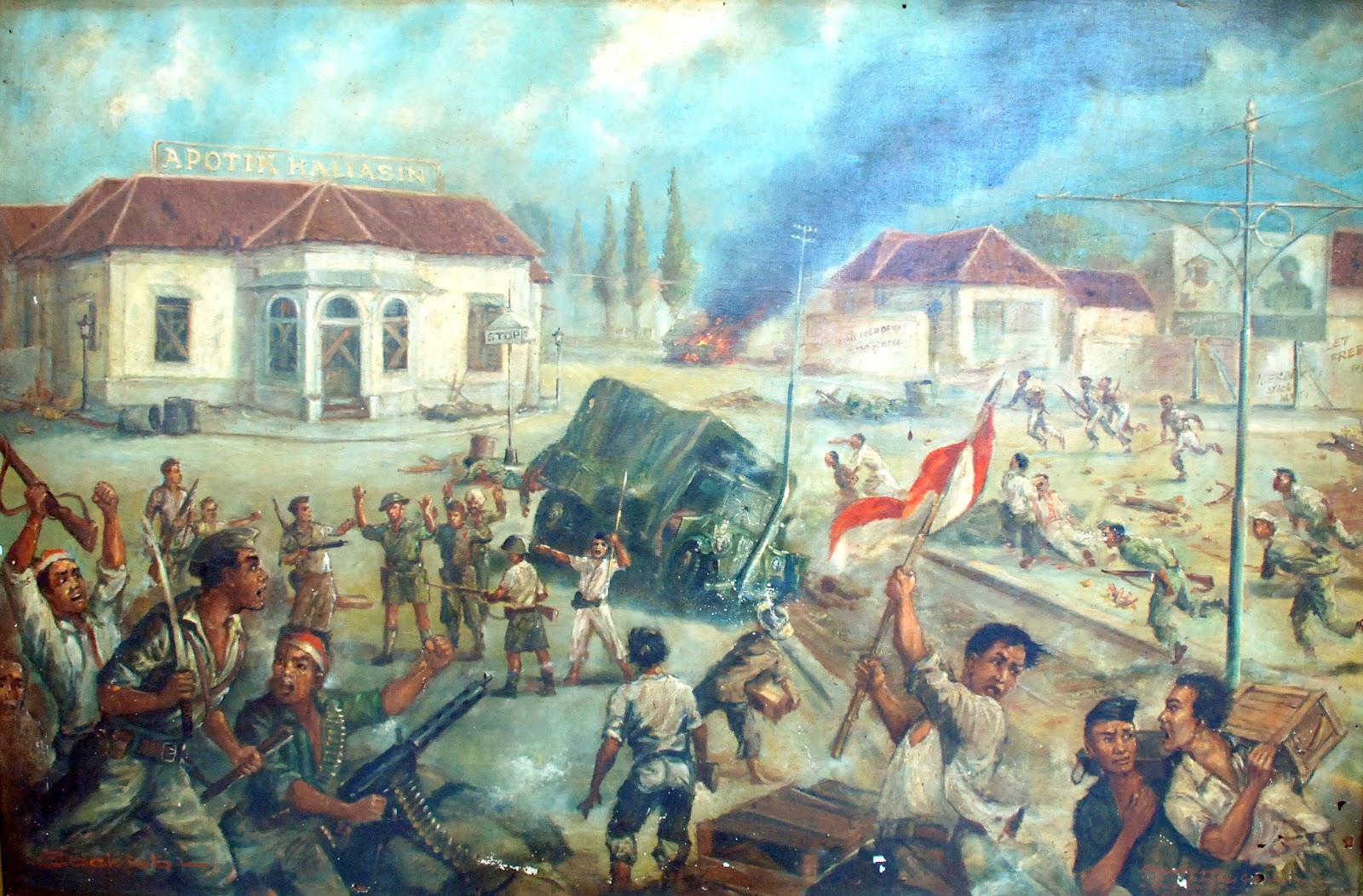 Saiin Lukisan  Sejarah Perjuangan Indonesia