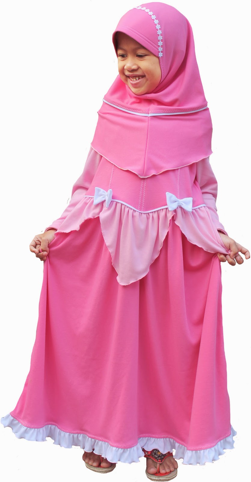  Model  Baju Muslim Anak Perempuan