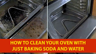 HOW TO CLEAN YOUR OVEN WITH JUST BAKING SODA AND WATER