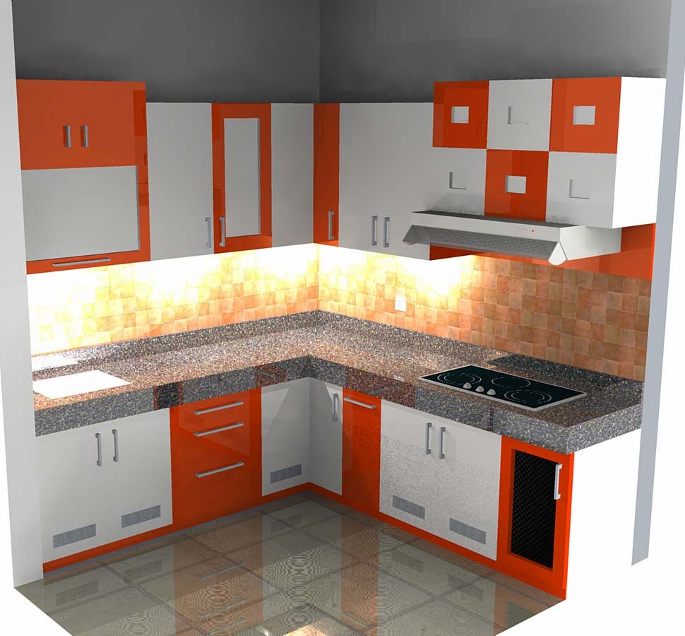 Dapur Minimalis Modern Ukuran 3x3 Terbaru 2018  1001 