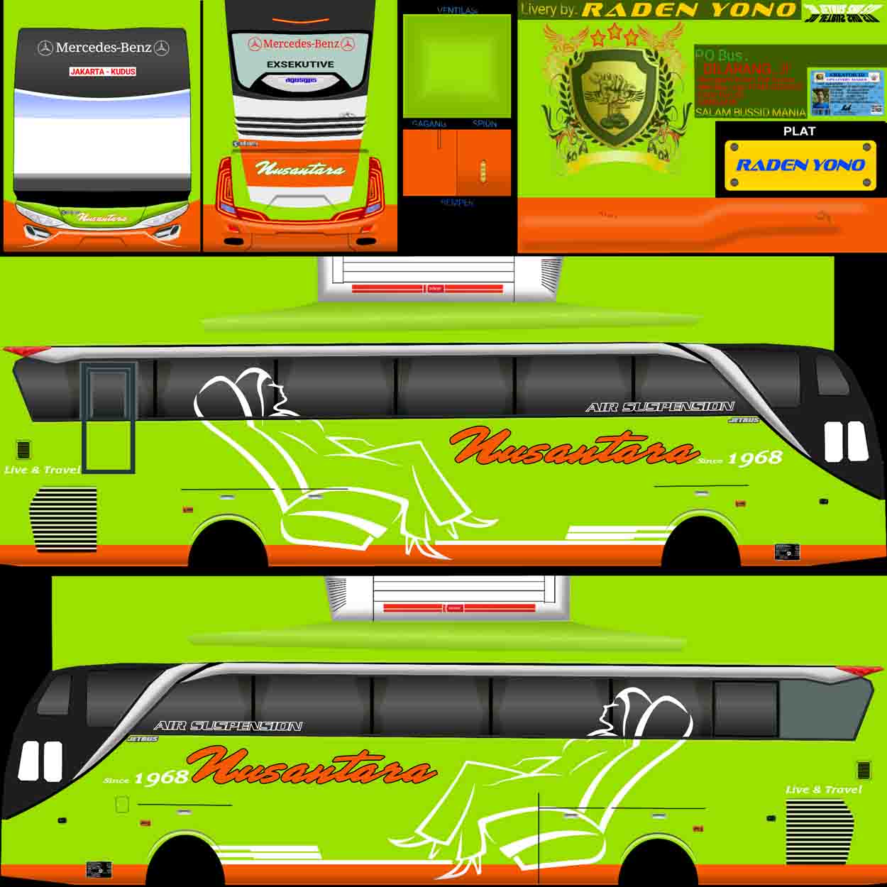 livery bus nusantara
