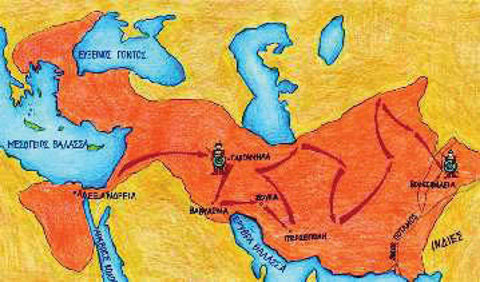 Η πορεία προς την Ινδία. Το τέλος της εκστρατείας - Κλασσικά χρόνια - από το «https://idaskalos.blogspot.gr»