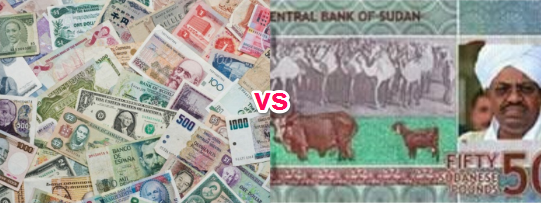 اسعار العملات الاجنبية مقابل الجنيه السوداني في السوق الموازي