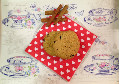 Oat cookies with cranberries