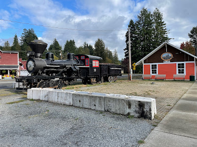 Shay locomotive at Elbe