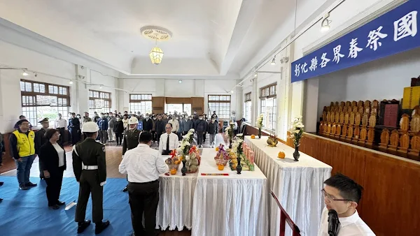 ▲329春祭國殤日，彰化縣長王惠美上午接連前往彰化市忠烈祠、國軍彰化忠靈塔、彰化軍人忠靈祠，參與春祭國殤大典，追思緬懷表彰忠義。（記者林明佑攝）