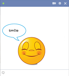 Facebook smile smiley