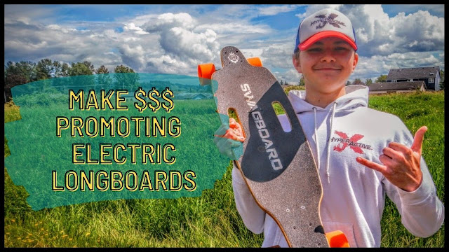 Make Money Promoting These Electric Longboards Through Amazon Affiliate/Influencer Programs
