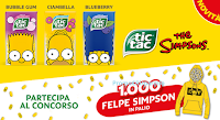 Logo Con Tic Tac vinci 1.000 felpe dei Simpson