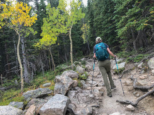 Hiking the Loch Vale Trail in Rocky Mountain National Park