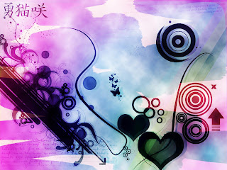 Hearts For Abstract Love Wallpaper