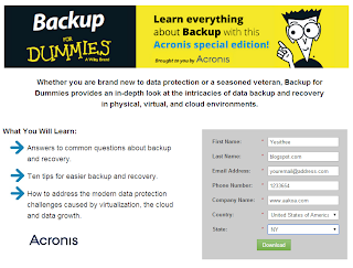 Download Backup for Dummies Ebook (Worth $29.99) For FREE