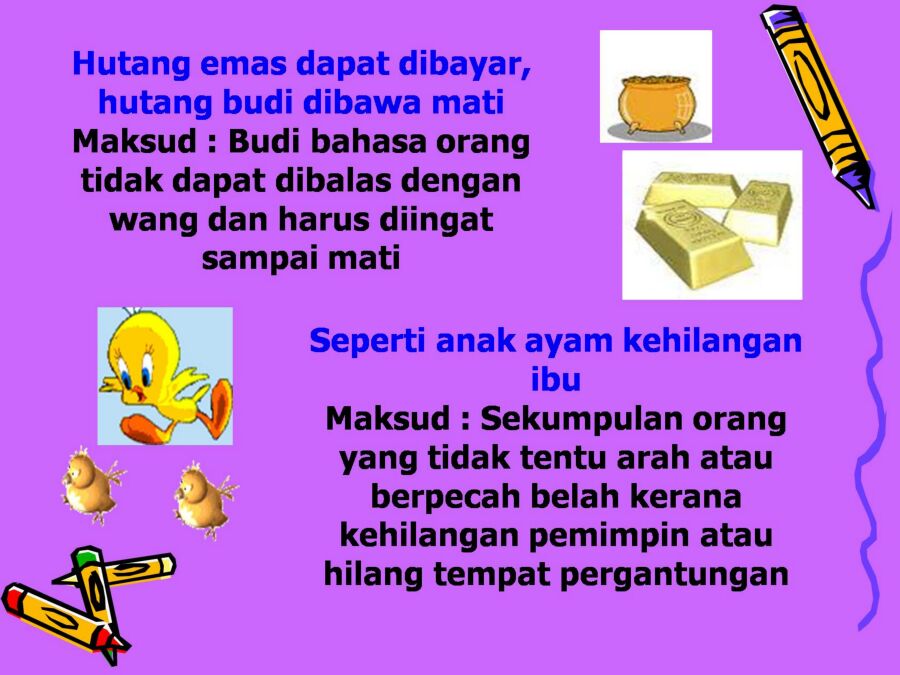 Diari Cikgu Chom: BIJAK PERIBAHASA - Peribahasa Bergambar