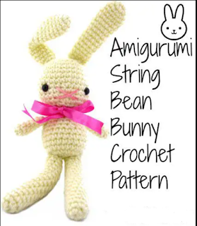 Amigurumi Crochet Pattern String Bean Bunny