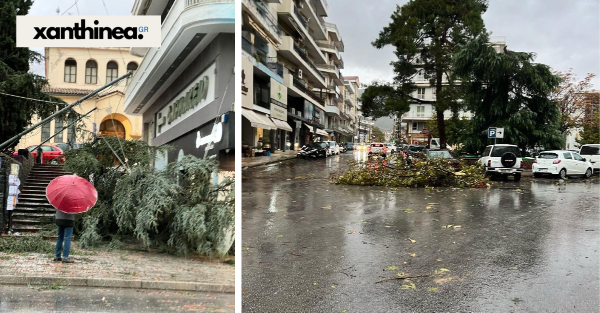 Ανεμοστρόβιλος αναποδογύρισε ΙΧ στην Ξάνθη και ξήλωσε σκεπές [ΒΙΝΤΕΟ]