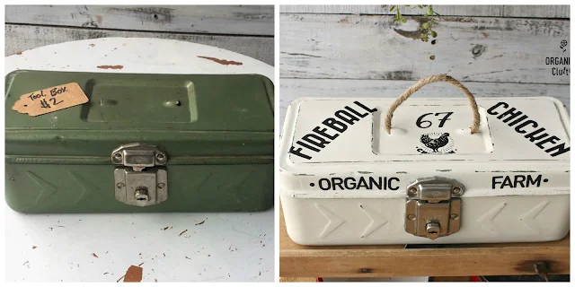 Toolbox With A Farmhouse Style Makeover