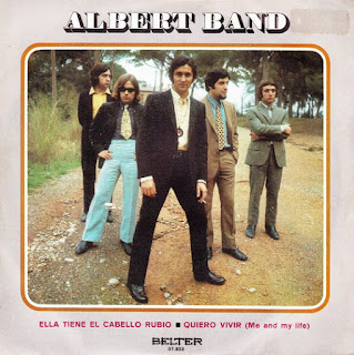 Albert Band ‎“Lejos De Ti” 1968 EP + “Algun Dia…Alguna Vez"1969 single 7”+ “Ella Tiene El Cabello Rubio” 1970 single 7" +“Looky Looky / En Sueños” 1970 single 7" +“Un Rayo De Sol” 1970 single 7" + “Marbella / En La Noche Azul” 1970 single 7" + “Una Rana Llamada Luisa / Herido (I’ve Been Hurt)” 1970 single 7"  Spain Pop,Psych Rock,Beat,Garage,Acid Rock