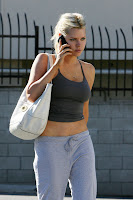 Sophie Monk Stretches A Tank Top