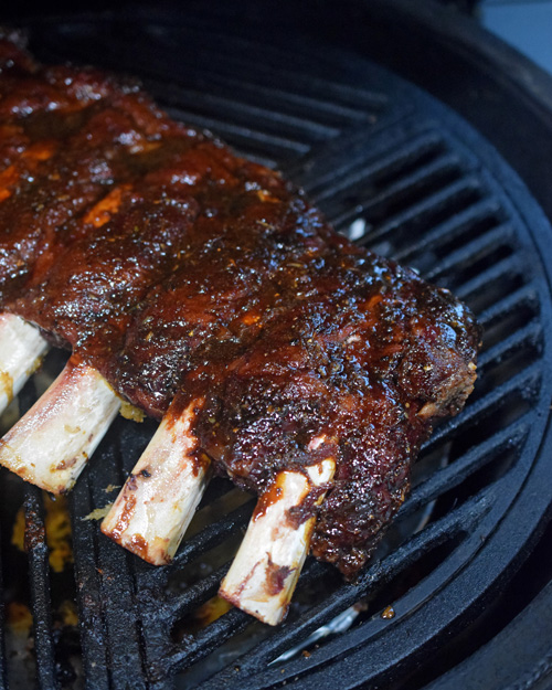 Thai-style Beef Back Ribs on the Big Green Egg