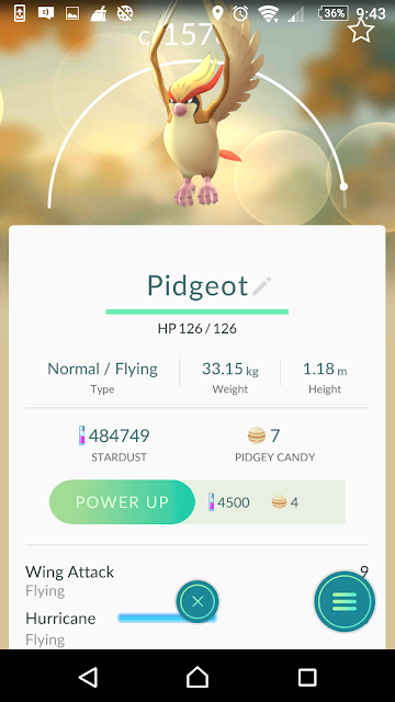 大比鳥 Pidgeot 配招最佳技能 - Pokemon GO寶可夢