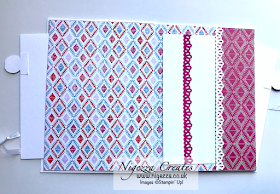 Nigezza Creates with Stampin' Up! to make a Mini Album with Woven Threads DSP