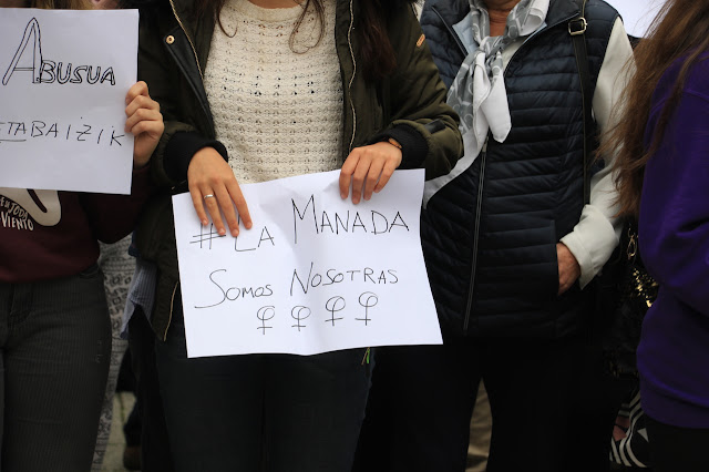 manifestación contra la sentencia a La Manada