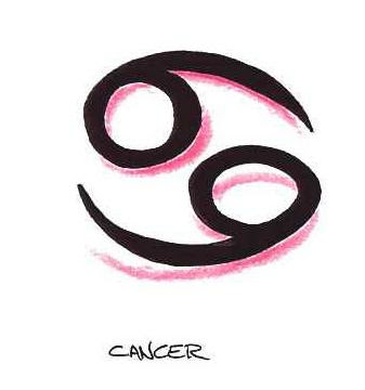 cancer symbol tattoo designs. cancer sign tattoo.