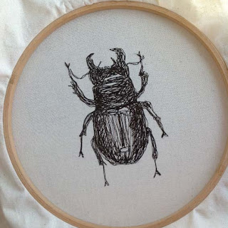 beetle machine embroidery