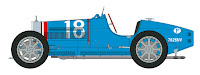 Italeri 1/12 Bugatti Type 35B (4710) Colour Guide & Paint Conversion Chart