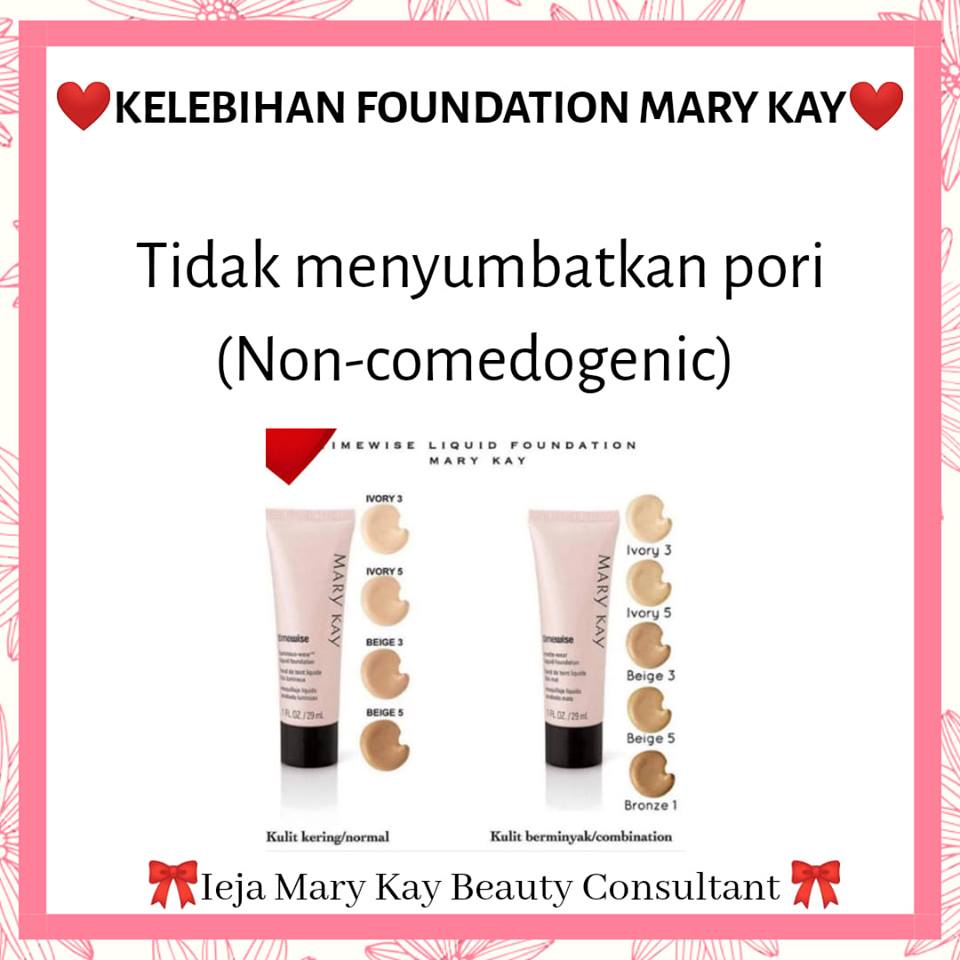 Kelebihan Foundation Mary Kay - Tips kecantikan mary kay
