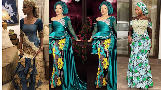 Ankara long gown styles