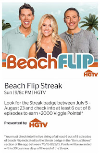 Beach Flip, Viggle, Viggle Mom, Viggle Streak, Viggle Bonus, HGTV