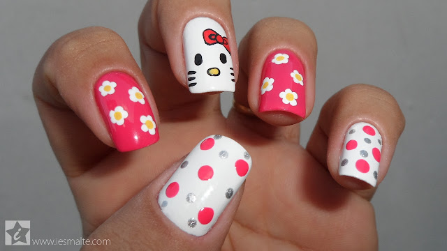 Unhas Decoradas - Hello Kitty