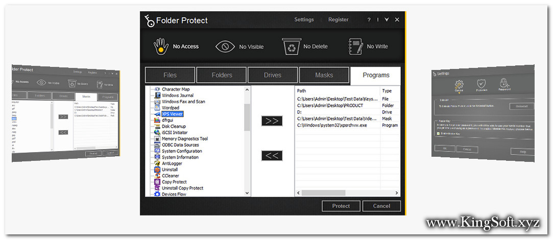 Folder Protect 2.0.6 Full Key, Phần mềm đặt mật khẩu cho thư mục