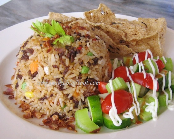 My Kuali: Nasi goreng daging