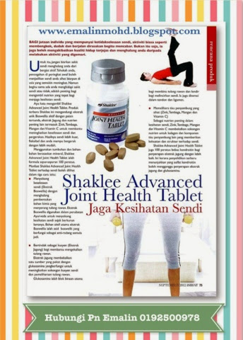 Ubat Sakit Lutut Berkesan - Joint Health Shaklee - Healthy 