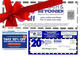 Free Printable Bed Bath and Beyond Coupons