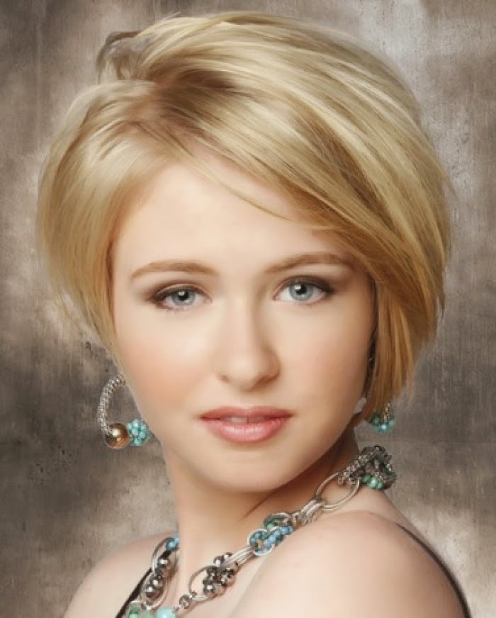 Short Bob Haircuts For Round Faces 2015