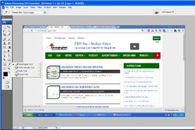 Tips Merubah Warna Template Blog Dengan Bantuan Photoshop