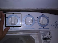 Mengganti knob mesin cuci yang rusak