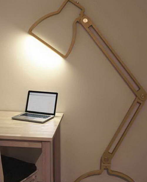 Desain Lampu Meja  yang Unik  MATA DUNIA