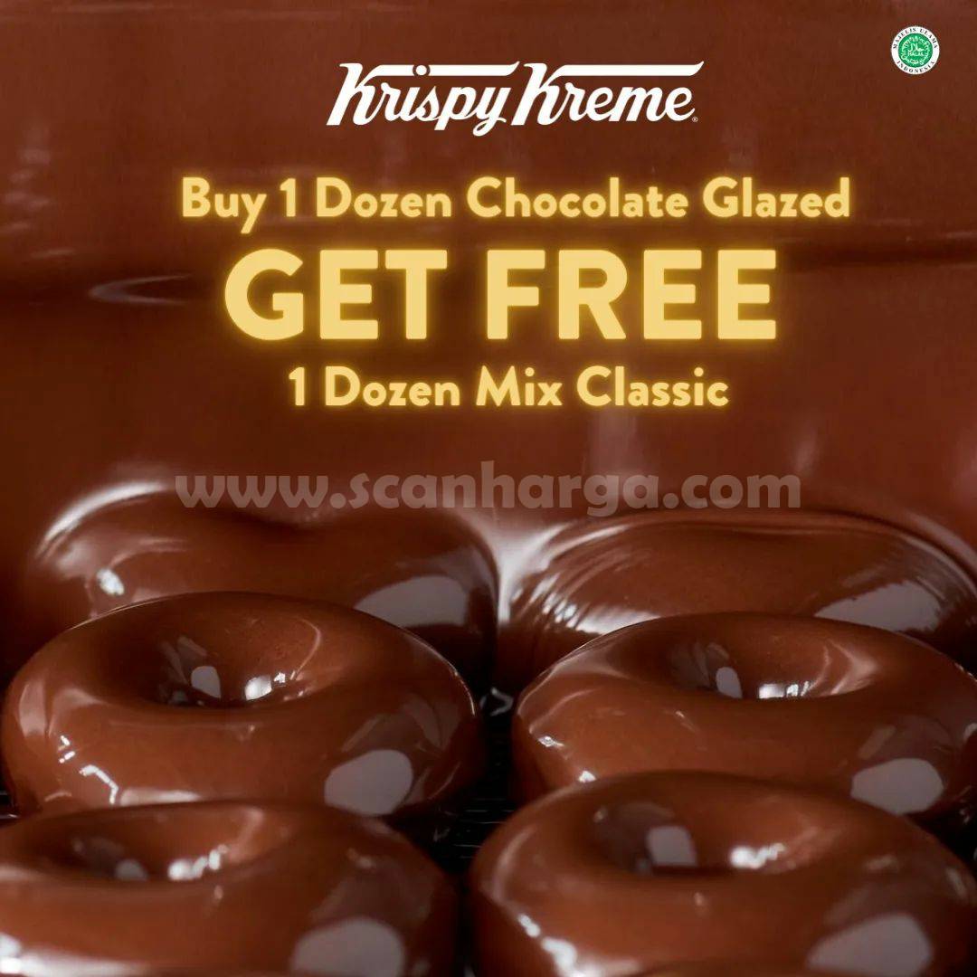 PROMO KRISPY KREME 15–16 Februari 2023, BELI 1 GRATIS 1