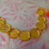 SOLD Rantai Tangan Berkait Duit-duit 9.30g u132 18.5cm 1.7cm 