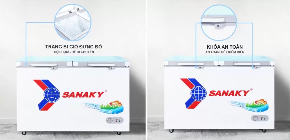 Tủ đông Sanaky VH-2899A2KD 280 lít