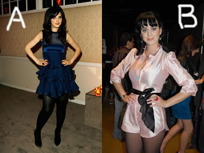 Zooey Deschanel and Katy Perry